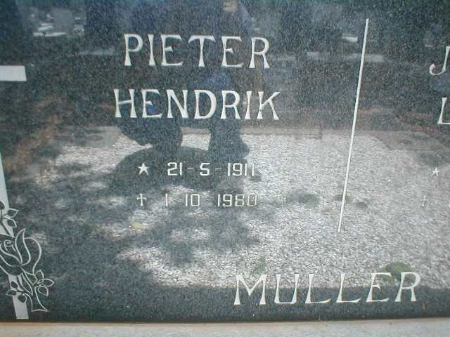 MULLER Pieter Hendrik 1911-1980