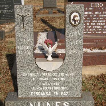 NUNES Paula Christina 1974-1991