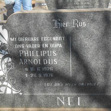 NEL Phillipus Arnoldus 1926-1976