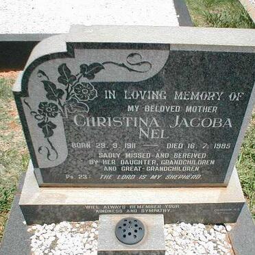 NEL Christina Jacoba 1911-1985
