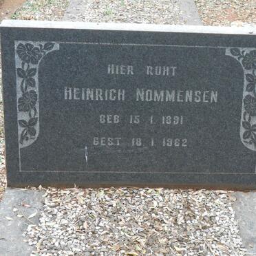 NOMMENSEN Heinrich 1891-1962