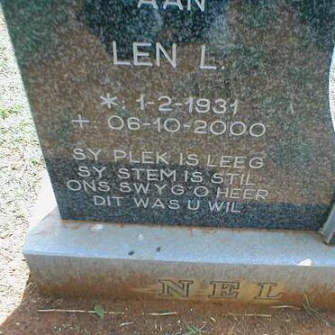 NEL Len L. 1931-2000