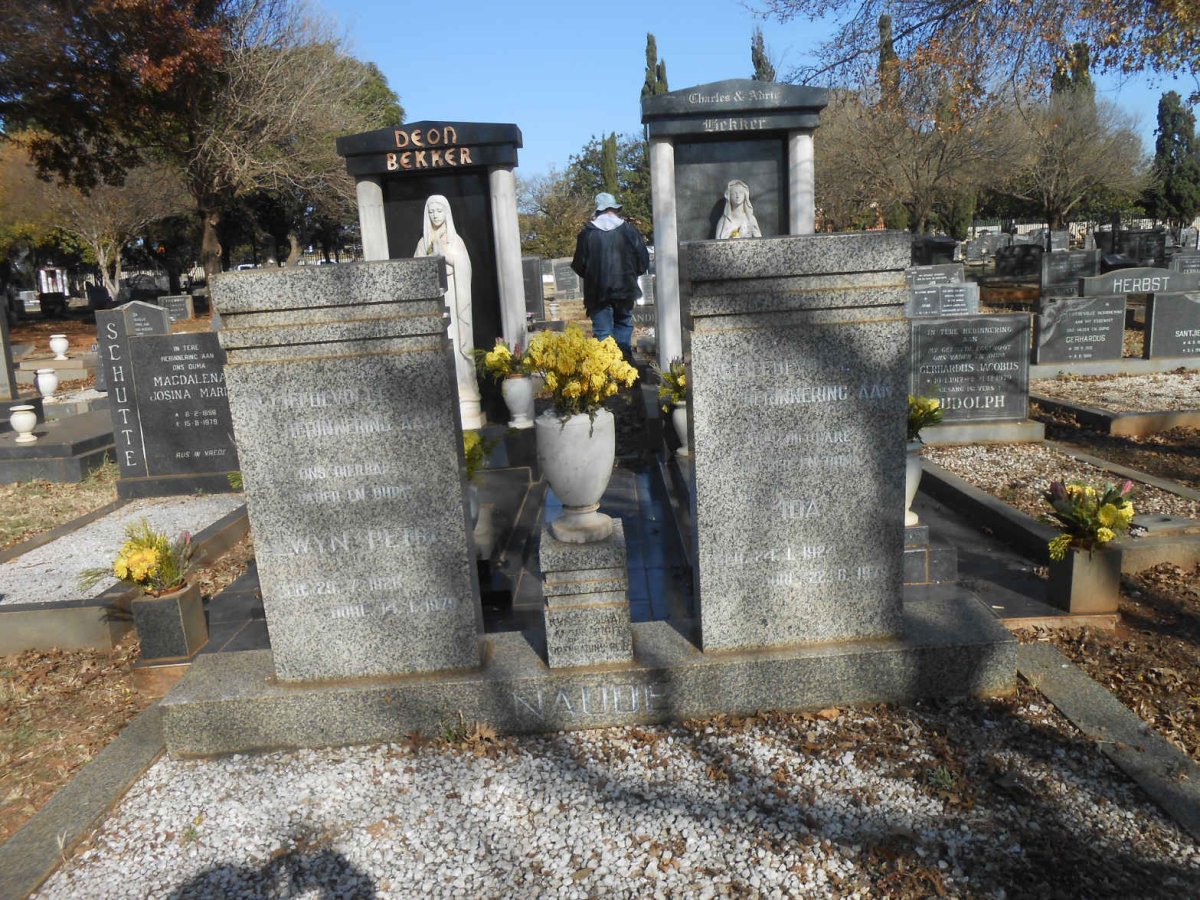 NAUDE Alwyn Petrus 1926-1979 &amp; Ida 1924-1979