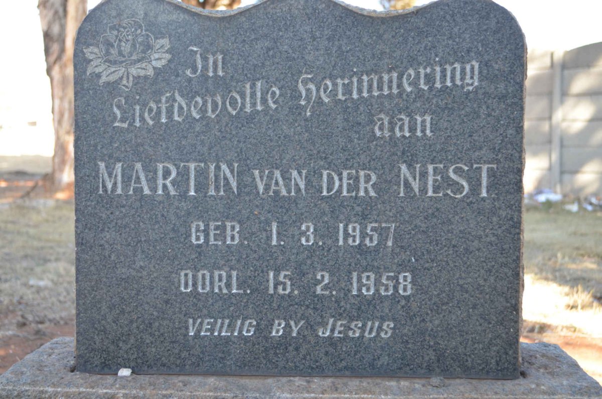NEST Martin, van der 1957-1958