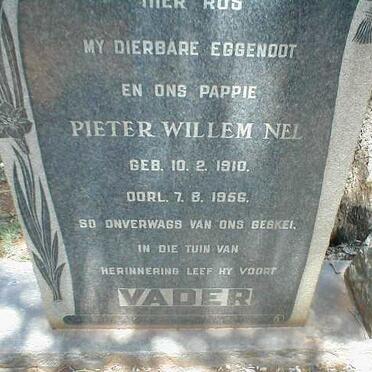 NEL Pieter Willem 1910-1956