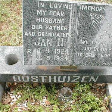 OOSTHUIZEN Jan H. 1924-1984