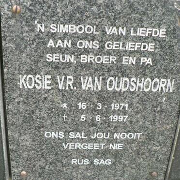 OUDSHOORN Kosie, v.R. van 1971-1997