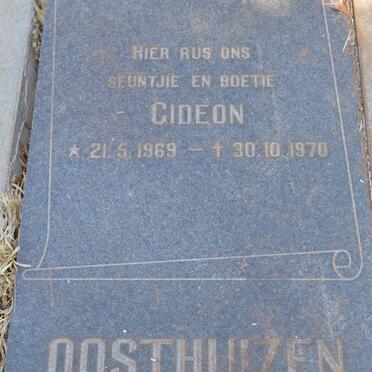 OOSTHUIZEN Gideon 1969-1970