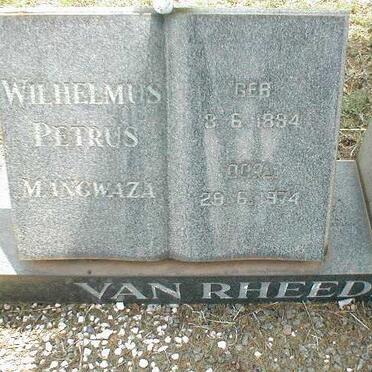 OUDTSHOORN Wilhelmus Petrus, van Rheede van 1884-1974