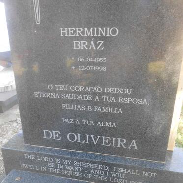 OLIVEIRA Herminio Braz, de 1955-1998