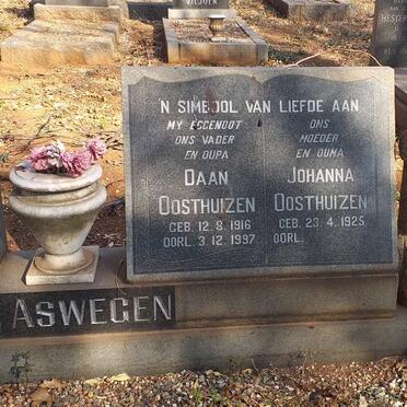 OOSTHUIZEN Daan 1916-1997 & Johanna 1925-