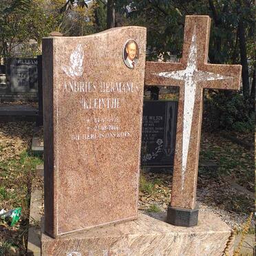 PIENAAR Andries Hermanus 1938-2014