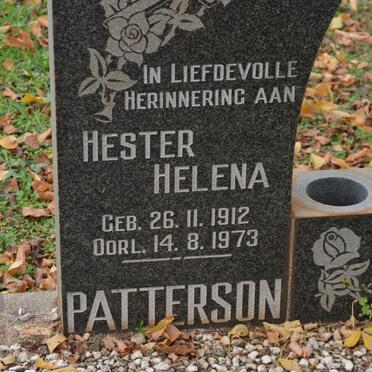 PATTERSON Hester Helena 1912-1973