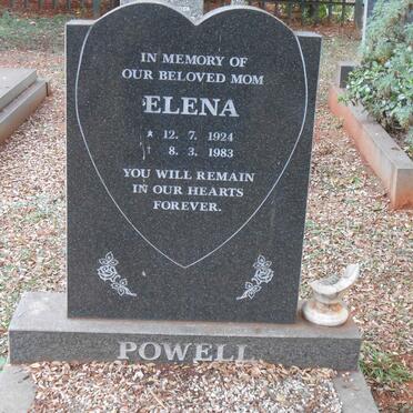 POWELL Elena 1924-1983