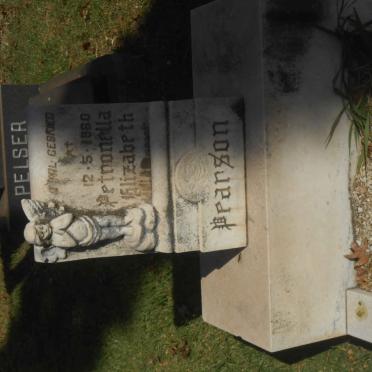 PEARSON Petronella Elizabeth 1960-1960