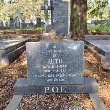 POE Ruth 1926-1994