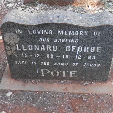 POTE Leonard George 1963-1963