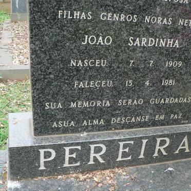 PEREIRA Joâo Sardinha 1909-1981