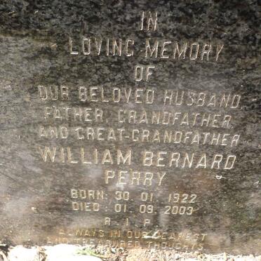 PERRY William Bernard 1922-2003 :: DILLON Gary Andrew 1965-2002 _2