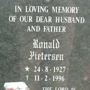 PIETERSEN Ronald 1927-1996
