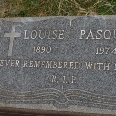 PASQUES Louise 1890-1974