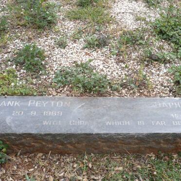 PEYTON Owen Frank 1925-1969 :: BULLOCK Daphne Joan, PEYTON 1927-2005