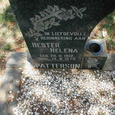 PATTERSON Hester Helena 1912-1973