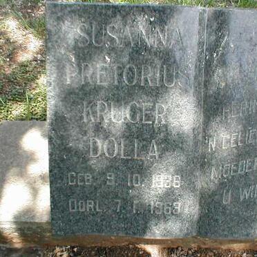 PRETORIUS Susanna nee KRUGER 1936-1963