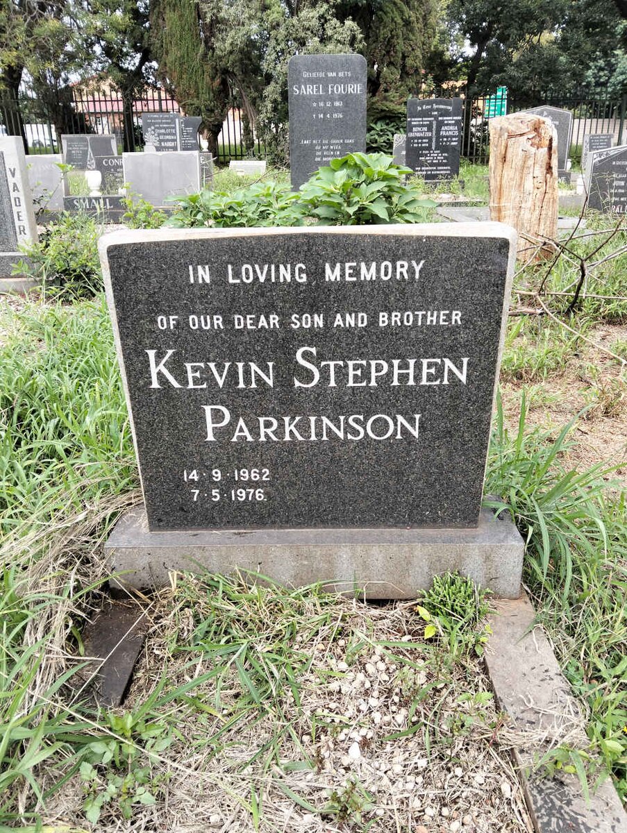 PARKINSON Kevin Stephen 1962-1976