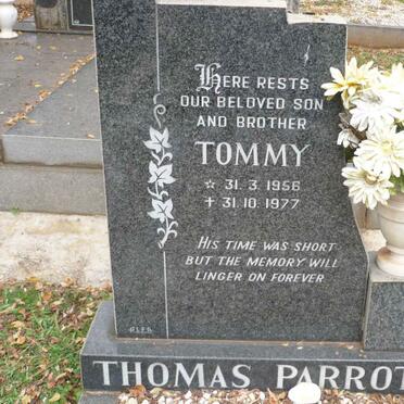PARROTT Thomas 1956-1977