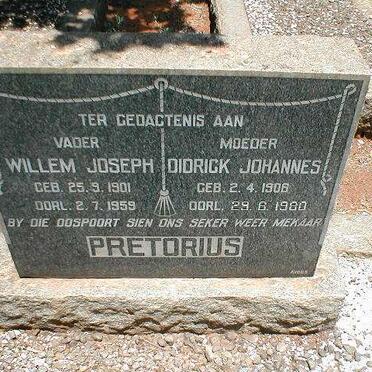 PRETORIUS Willem Joseph 1901-1959 &amp; Didrick Johannes 1906-1980