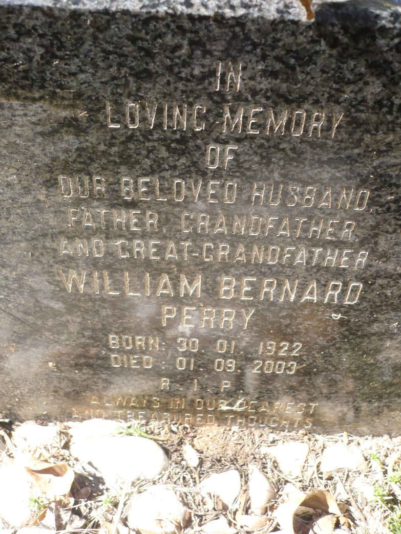 PERRY William Bernard 1922-2003 :: DILLON Gary Andrew 1965-2002 _2