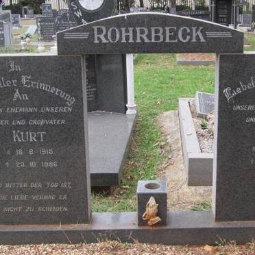 ROHRBECK Kurt 1915-1986 &amp; Gabie 1920-1999