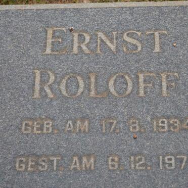 ROLOFF Ernst 1934-1970