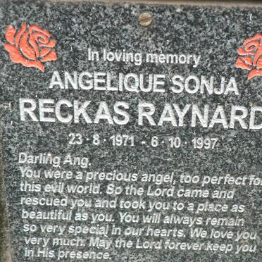 RAYNARD Angelique Sonja, RECKAS 1971-1997