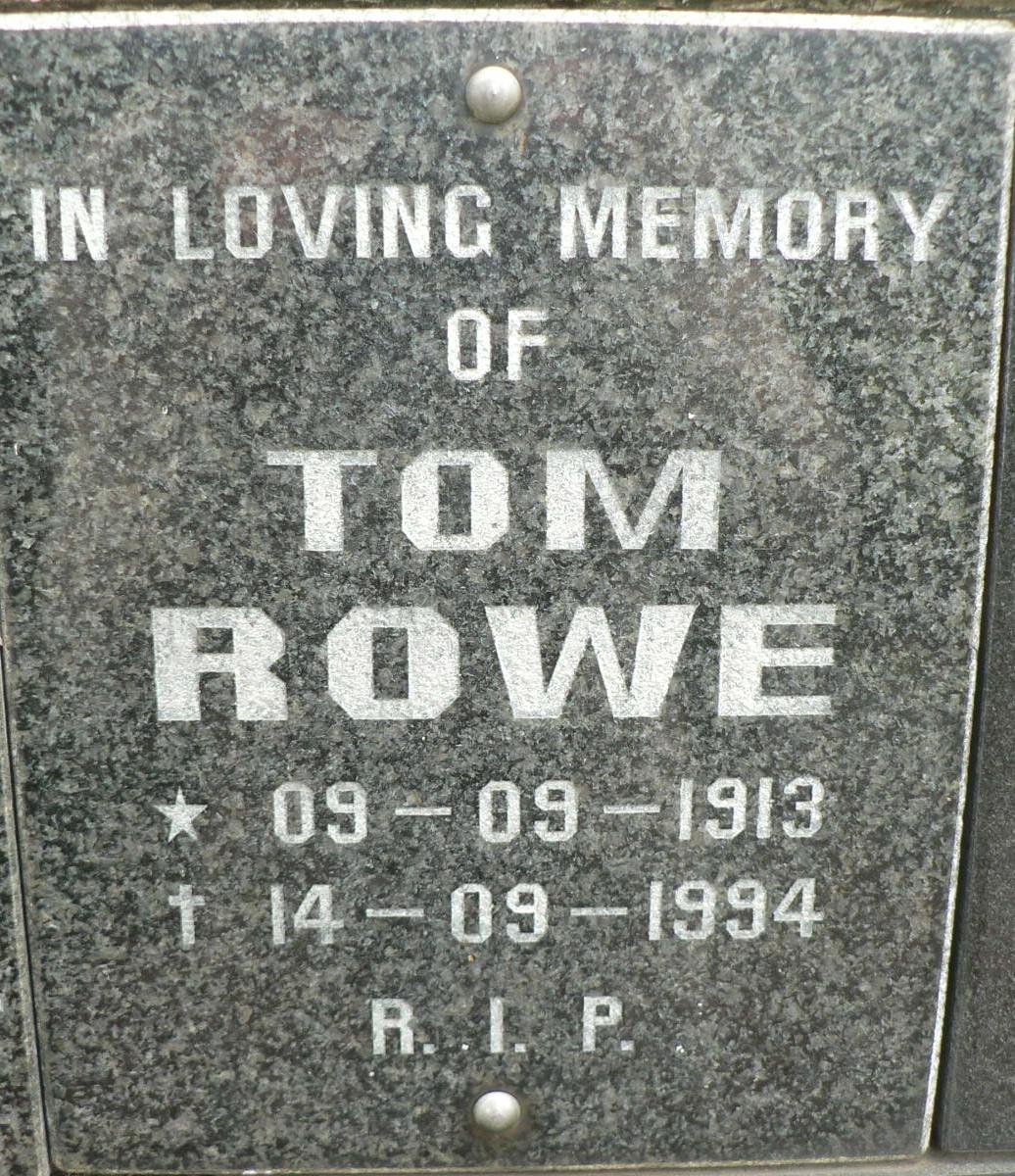 ROWE Tom 1913-1994