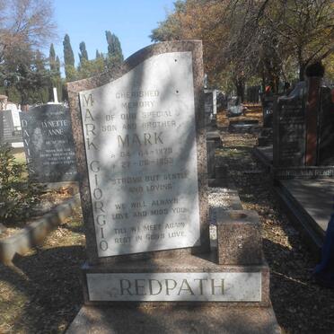 REDPATH Mark Gorgio 1973-1993