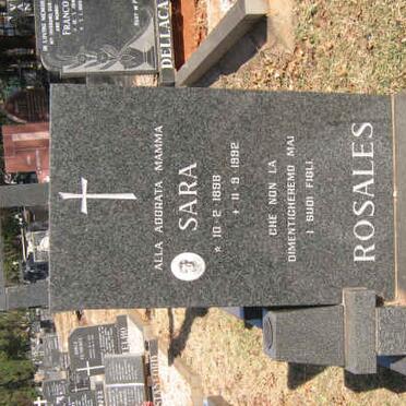 ROSALES Sara 1888-1982