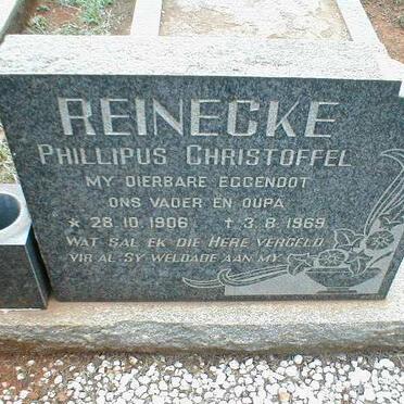 REINECKE Phillipus Christoffel 1906-1969