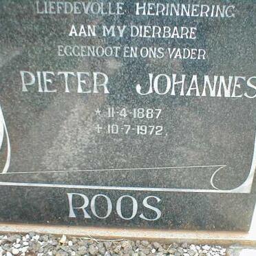 ROOS Pieter Johannes 1887-1972