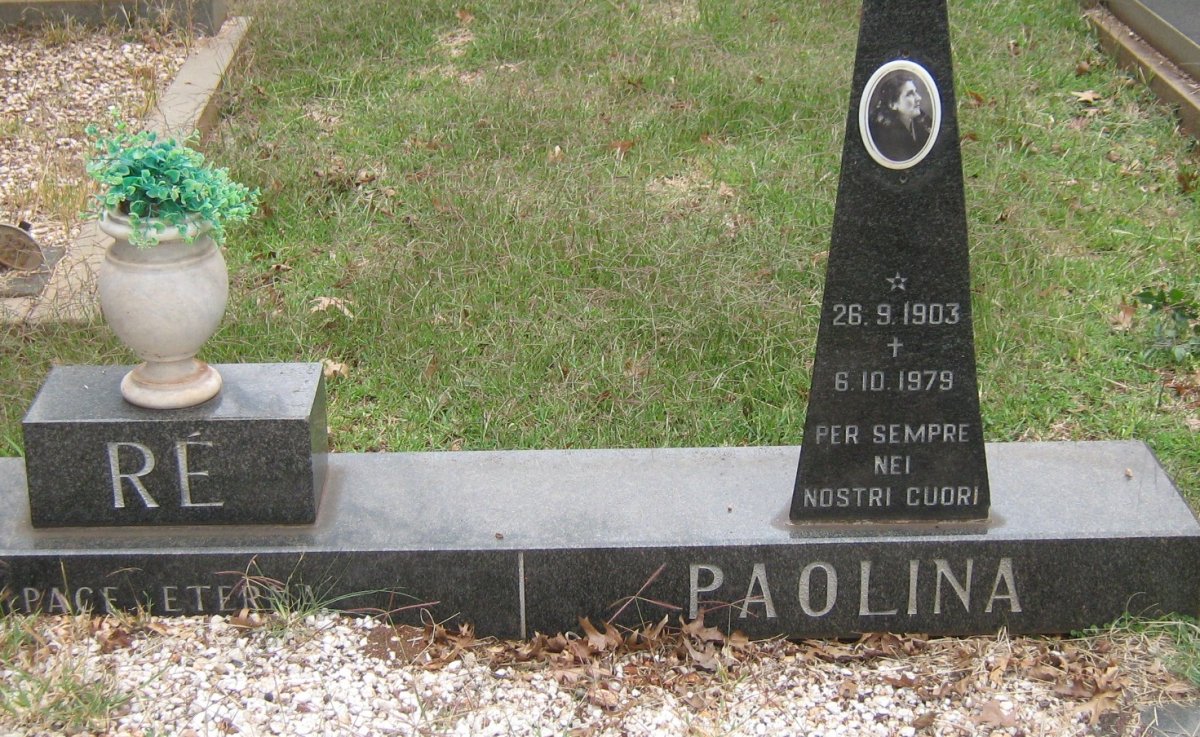 RÉ Luigi 1899-1976 &amp; Paolina 1903-1979