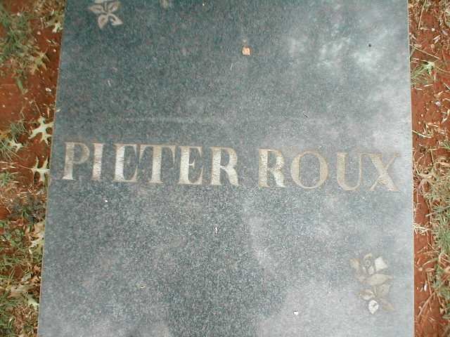 ROUX Pieter