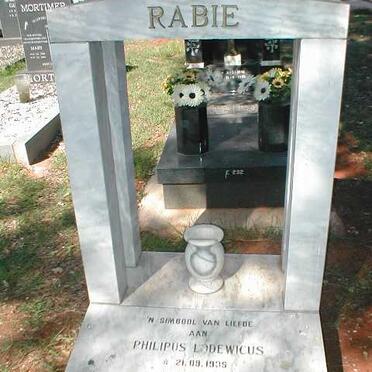 RABIE Philipus Lodewicus 1935-1995