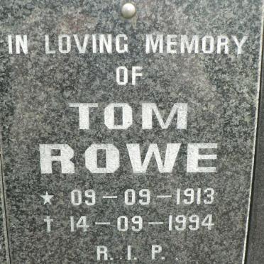 ROWE Tom 1913-1994