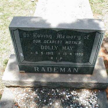 RADEMAN Dolly May 1915-1958