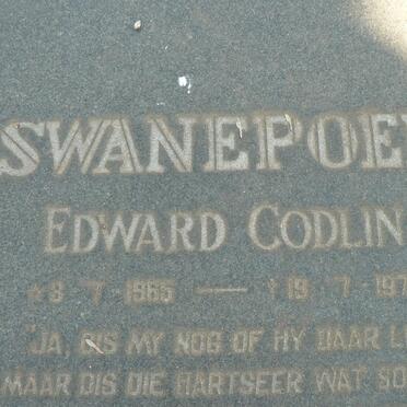 SWANEPOEL Edward Codlin 1965-1978