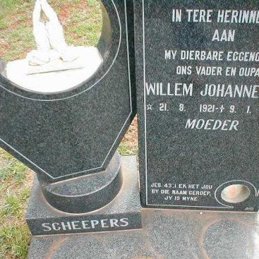 SCHEEPERS Willem Johannes G. 1921-1990