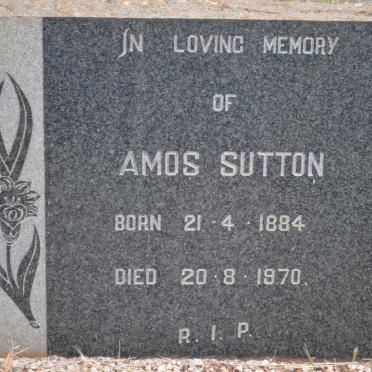 SUTTON Amos 1884-1970