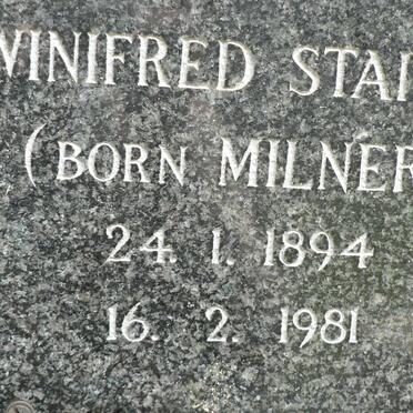 STAINES Winifred nee MILNER 1894-1981