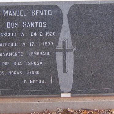 SANTOS Manuel Bento, dos 1920-1977